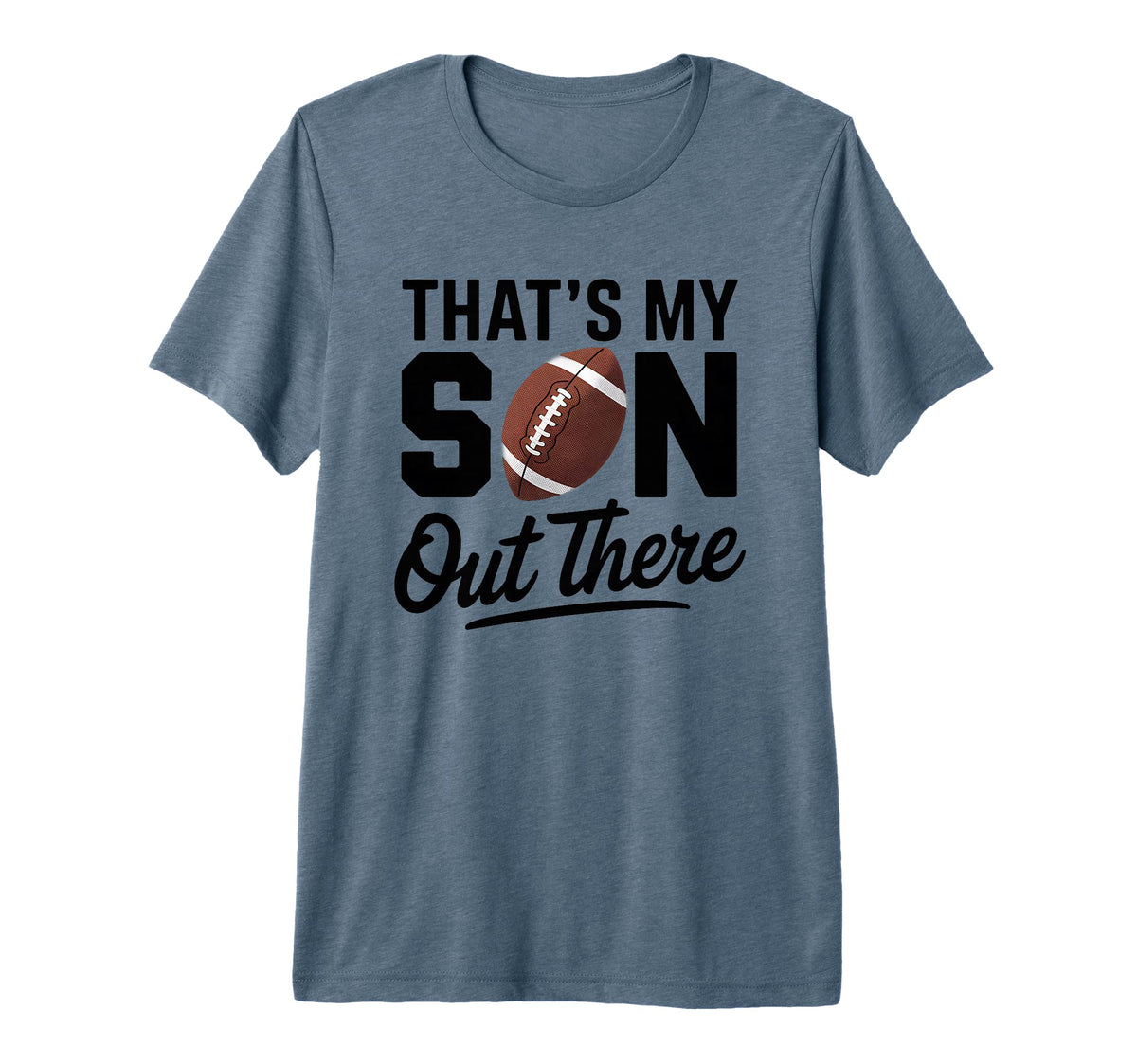 Football Mom Dad Proud Parent Game Day T-Shirt - Fun Novelty Design Unisex