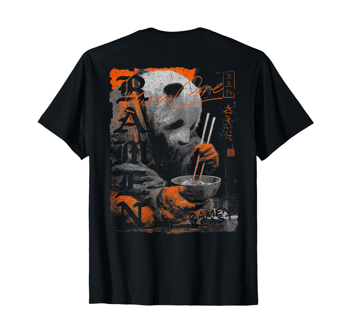 Ramen Back Japanese Streetwear Y2K T-Shirt - Novelty Apparel Men Women