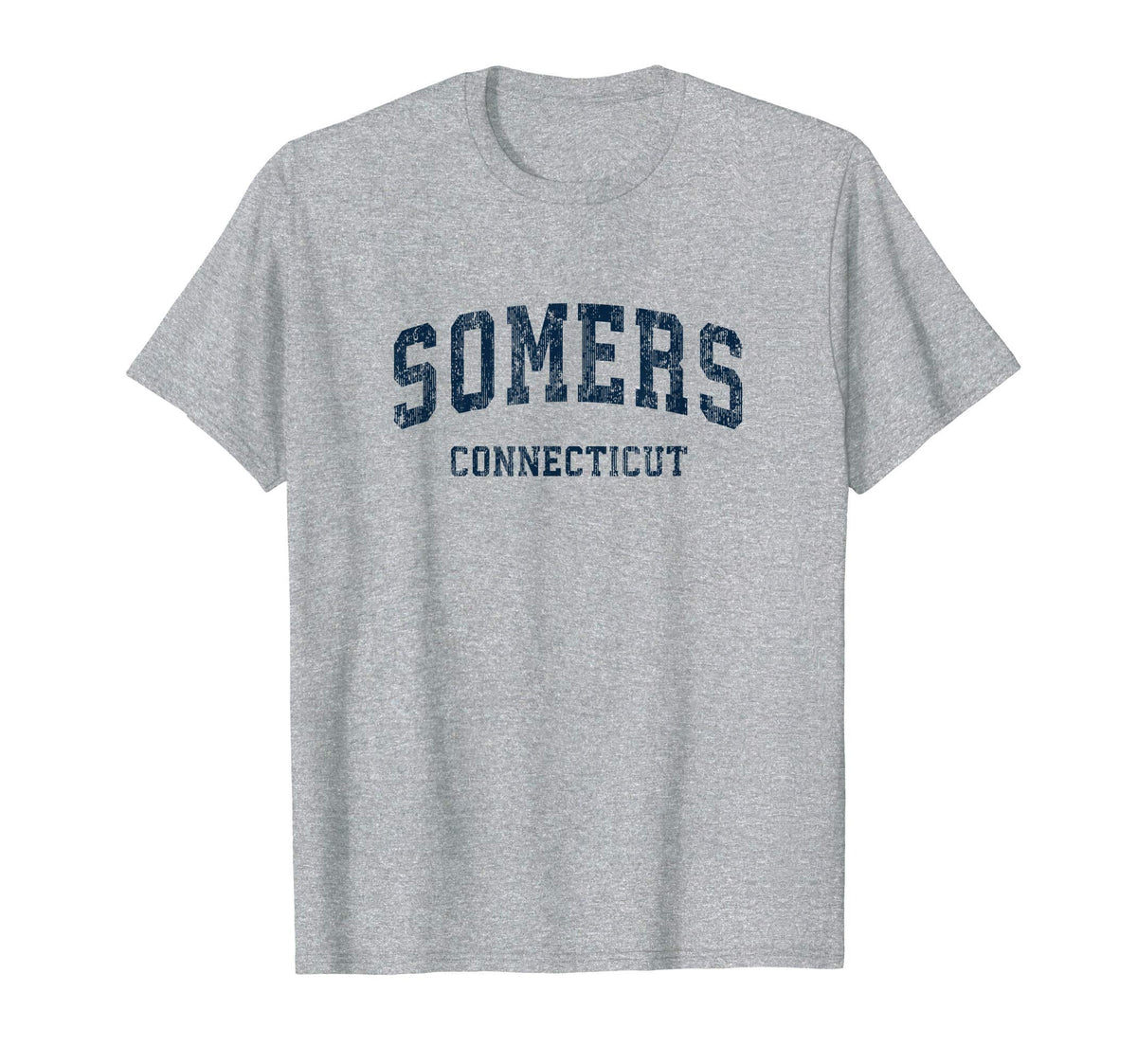 Somers Connecticut Ct Varsity Sports T-Shirt - Minimalist Print Men Women