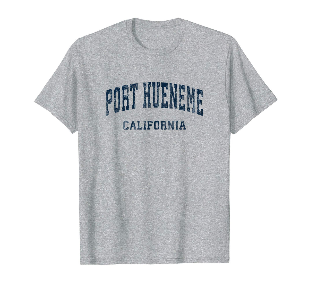 Port Hueneme California Ca Varsity T-Shirt - Minimalist Print Men Women