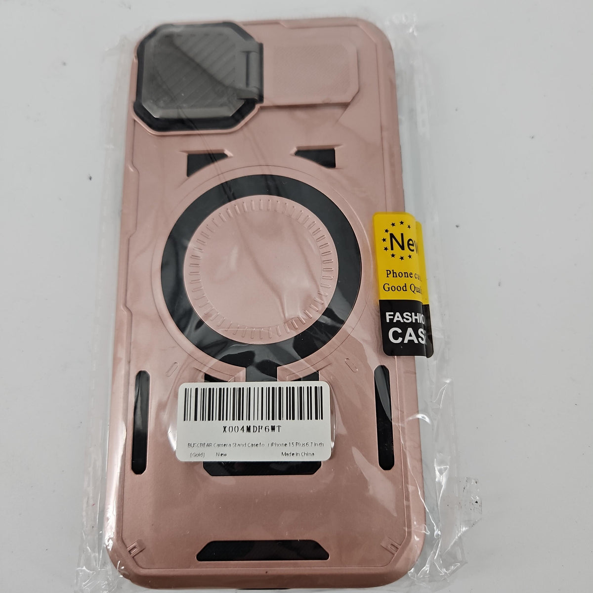 BUECBEAR Camera Stand Case for iPhone 15 Plus 6.7-Inch