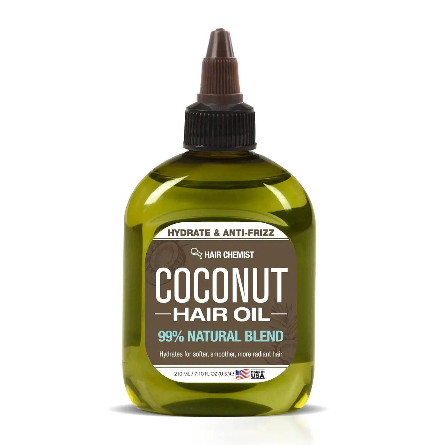 Hair Chemist 99% Natural Coconut Hair Oil - Deeply Nourish & Protect (7.1 oz)