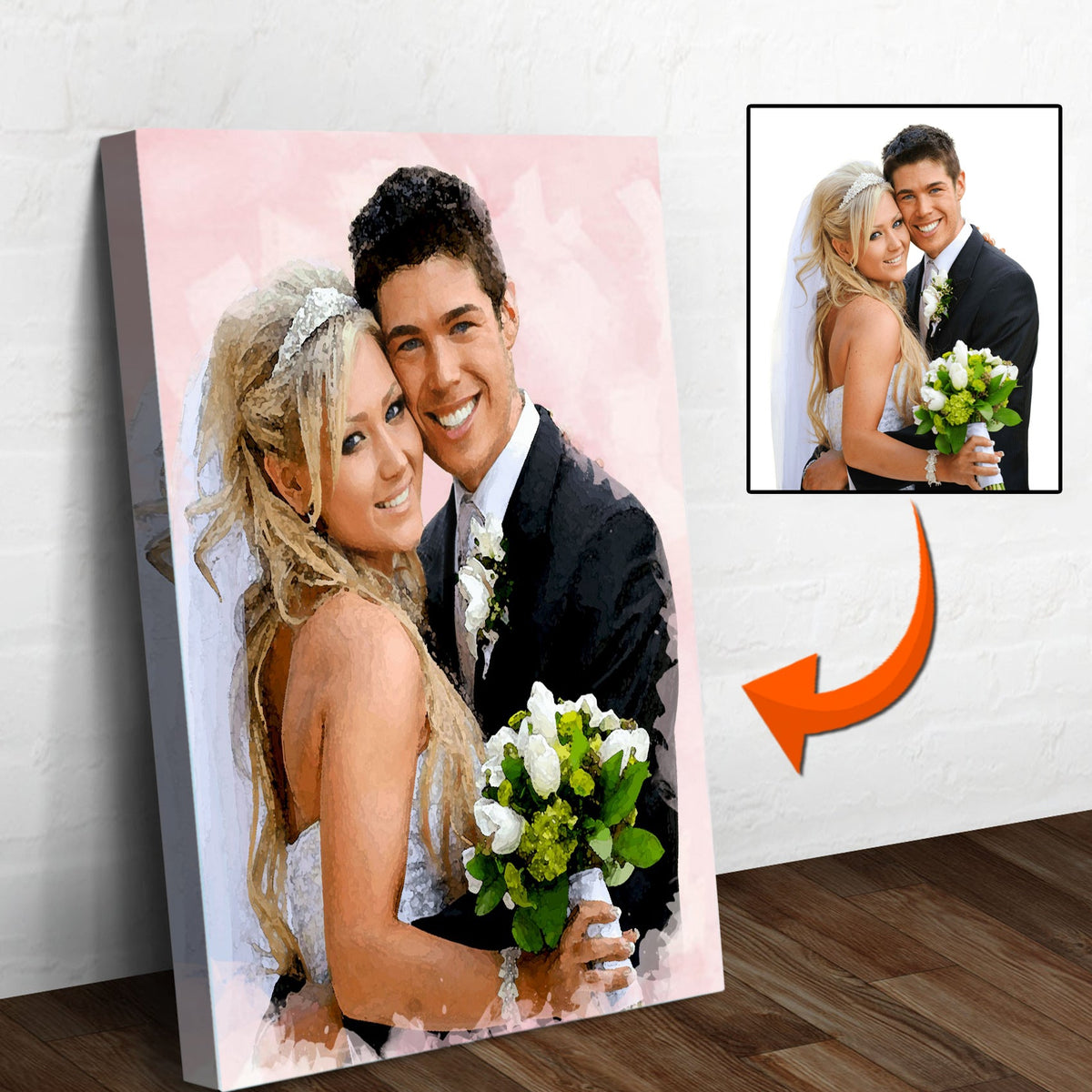 Couple Watercolor Sign II